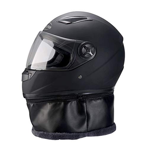 ATK Invierno Cálido Casco de Motocicleta Eps Buffer Forro Parabrisas Antiniebla Ventilación Respirable con Collar Térmico Extraíble