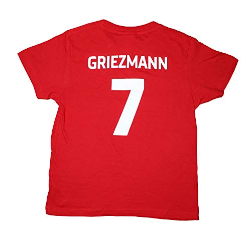 Atlético de Madrid Camiseta Infantil Team - Rojo - Griezmann - 7 (8 años)