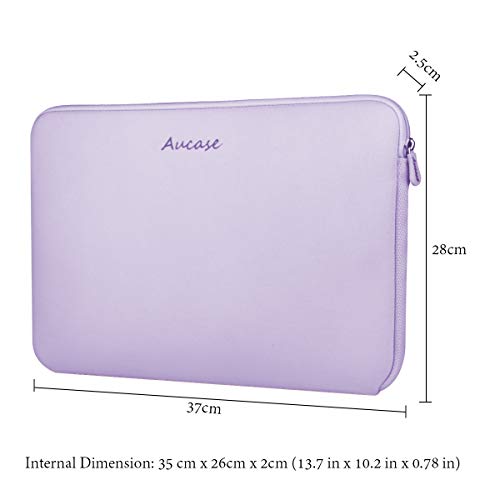 Aucase 13-14 Pulgadas Funda para Ordenadores Portátiles, Funda Protectora Neopreno para Hombre y Mujer