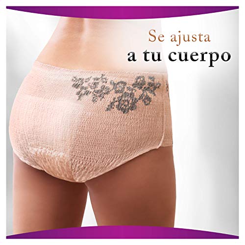 Ausonia Discreet Boutique Bragas Mujer para Pérdidas de Orina Talla M, 18 Unidades, Bloquean el Olor y la Humedad Evitando Fugas - Salmón