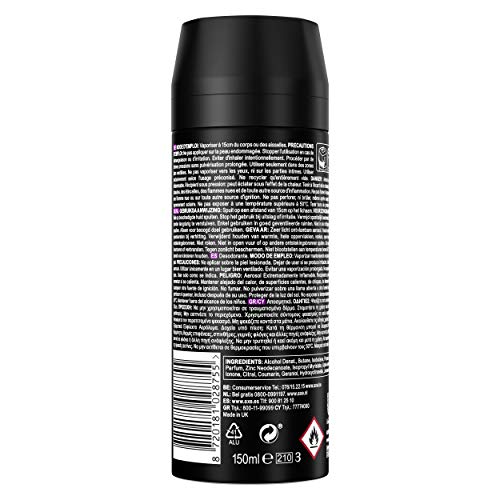 Axe Excite Rock Desodorante - 150 ml - Pack de 6