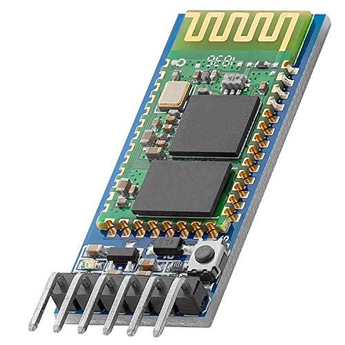 AZDelivery HC-05 HC-06 Bluetooth Wireless, RF Modulo Transceptor, RS232 Serial TTL Bluetooth Inalambrico Serial Transceiver Compatible con Arduino y con E-Book Incluido!