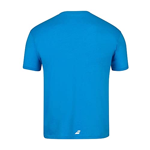 Babolat Exercise tee Boy Camiseta, Unisex niños, Blue Aster HTHR, 12-14 años