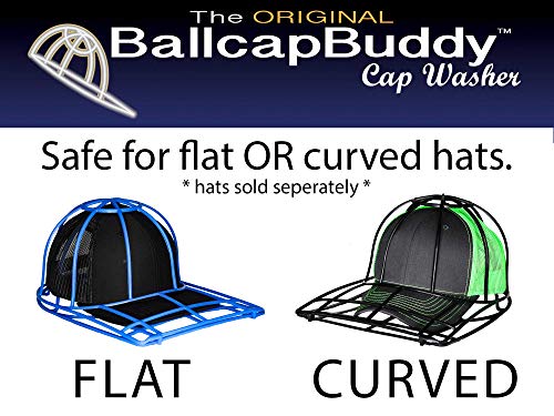 BallcapBuddy Cap Washer-Hat Washer-The Original Patentado Beisbol Cap Jaula limpiadora avalada por Shark Tank- Fabricado en Estados Unidos