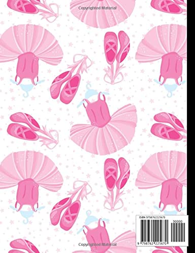 Ballet Shoes and Tutus Composition Notebook: Wide Ruled