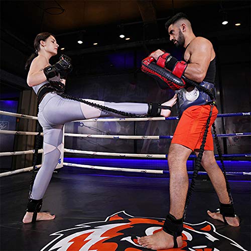 Banda pesada de ejercicios, bandas resistencia al cuerpo, conjunto correas estiramiento, mejora la fuerza y ​​la agilidad la potencia explosiva, se adaptan a la mayoría las personas, para gimnasio MMA