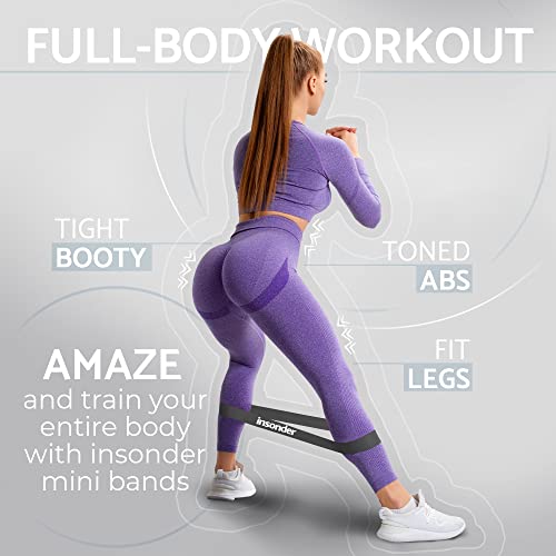 Bandas Elasticas Musculacion Fitness - Cintas Resistencia Kit 5X Gomas para Deporte en Casa, Mujer, Gluteos, Fisioterapia