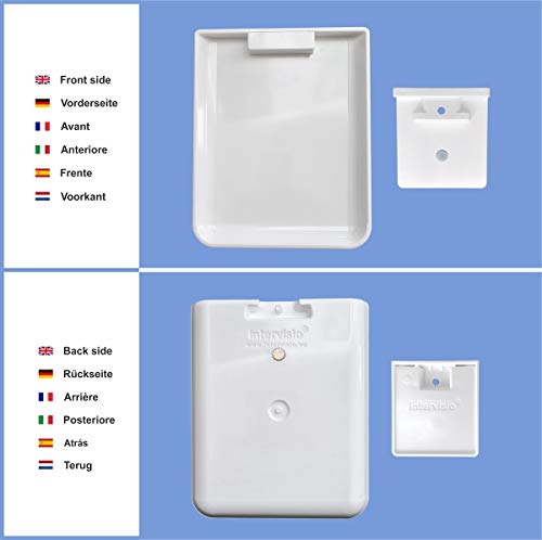 Bandeja anti goteo universal para dispensador de desinfectante para manos y soporte de dispensador de jabón, Protección para mayor higiene, Montaje para pared - 1 pieza