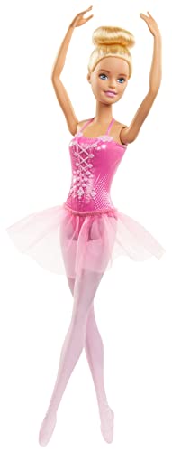 Barbie- Bailarina de Ballet Rubia Muñeca Niños +3 Años (Mattel GJL59)