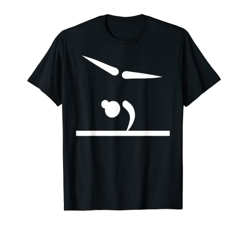 Barra de equilibrio para gimnasia. Camiseta