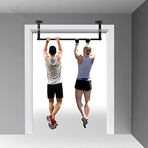 Barras de Dominadas HUA Barra De Dominadas De La Aptitud De La Viga Casera, Montado En La Pared Barra De Pull-up, Equipo De Entrenamiento De Fuerza Para Los Músculos Del Brazo Y El Pecho, Carga Segura