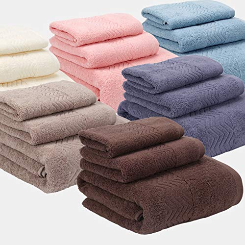 Bath Towels Fashions Luxury Supersoft Cotton Towels 3 Piece Set x Absorbent and Quick Dry Hand Towels Perfect for Hotel, Home,Bathrooms,Pool,SPA and Gym Sport Foot Cotton Towels