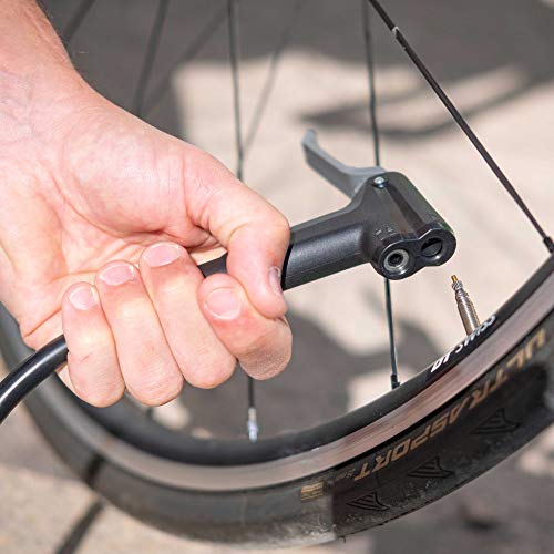 BBB Airboost BFP-21 Bomba Inflador de Pie para Bicicletas, Azul, Talla Única