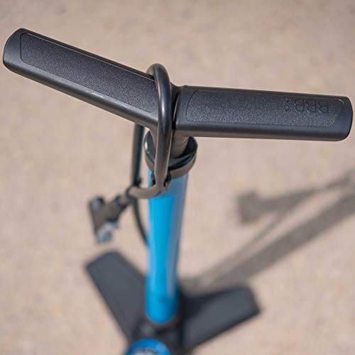 BBB Airboost BFP-21 Bomba Inflador de Pie para Bicicletas, Azul, Talla Única