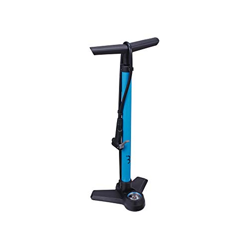 BBB Airboost BFP-21 Bomba Inflador de Pie para Bicicletas, Azul, Talla Única