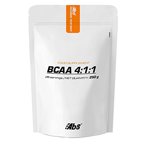 BCAA 4: 1: 1 EN POLVO * 25 raciones/BCAA 4: 1: 1 en polvo 250 g * Crecimiento muscular (anabolismo), fuerza, recuperación muscular * Garantía de satisfacción o reembolso * Fabricado en Francia