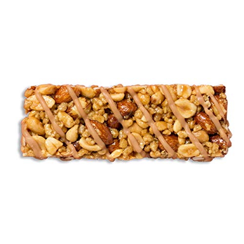 BE-KIND Barrita Proteina con Frutos Secos Tostados, Nuez de Caramelo, Sin Gluten, Alto Contenido de Fibra y Proteina, 12 X 40g Barras