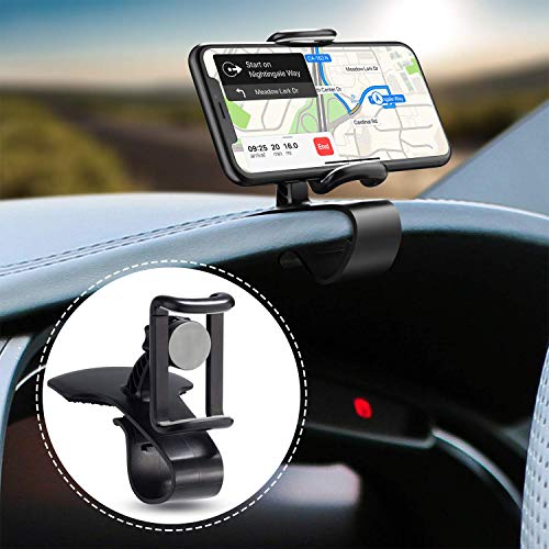 BEENLE Soporte Movil Coche, 2 In 1 Universal 360 Grados Rotación Porta Movil Coche para Rejillas del Aire de Coche,Xiaomi Mi 9 Mi 8 Redmi Note 7 iPhone XR XS MAX X 8 7 6 Samsung S10 S9 Huawei P20