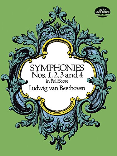 Beethoven: symphonies nos. 1, 2, 3 and 4 (full score) (Dover Music Scores)