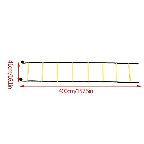 Belissy 4 M Fútbol Fútbol Flexibilidad Velocidad Entrenamiento Fitness Escalera