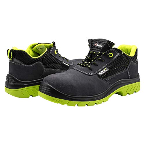 Bellota 7231042S1P Zapato de seguridad, Negro, Verde, 42 eu