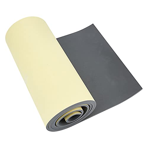 BENECREAT Rollo de Espuma Autoadhesiva 200x30cm Cinta de Espuma EVA Gris 3mm de Espesor con Respaldo Adhesivo para Suministros de Manualidades, Halloween, Cosplay, Álbum de Recortes