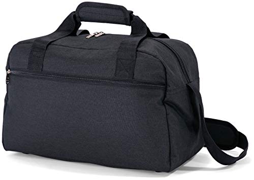 Benzi Bolsa de Viaje 40 x 25 x 20 cm Tamaño Equipaje de Mano Ryanair (5528 Negro)