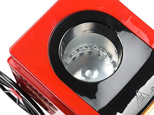 BEPER BT.651Y Maquina para Palomitas, 1200 W, ABS, Oro/Rojo