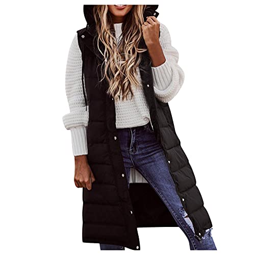 Berimaterry chaleco largo mujer chaqueta calefactable sin manga plumas ligeros mujer abrigo mujer invierno rebajas ropa mujer barata y guapa outlet parkas chaleco mujer acolchado abrigo plumas mujer