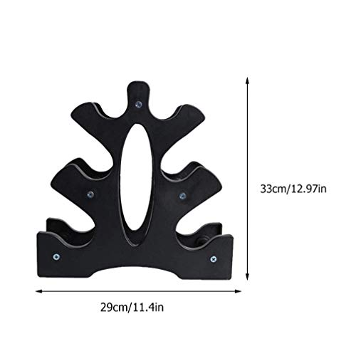 BESPORTBLE 2 Piezas Soporte para Mancuernas Soporte para Mancuernas de Levantamiento de Pesas de 3 Niveles para Oficina en Casa Gimnasio Entrenamiento Suministro de Ejercicio ()