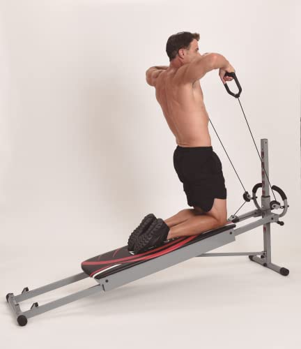 Best Direct GYMFORM MultiGym Visto en TV Máquina De Fitness Completa Plegable para El Hogar Fortalecer Todo El Cuerpo Más de 100 Ejercicios