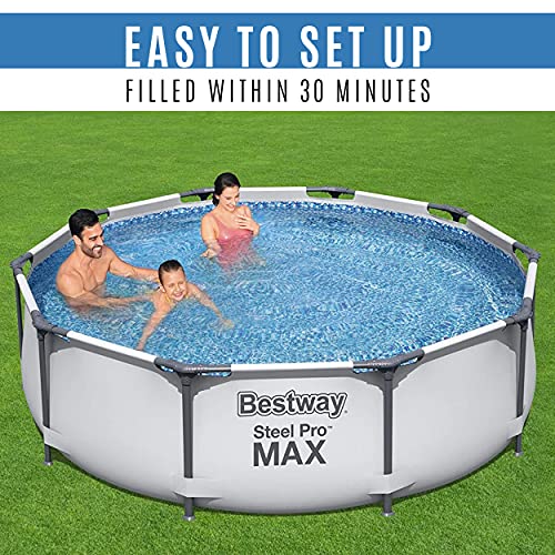 BESTWAY 56406D - Piscina Desmontable Tubular Steel Pro Max 305 x 76 cm