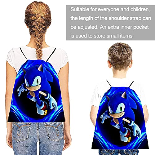 BESTZY Mochila con cordón, Backpack para Niños,Cordón Bolsa Mochila con Cordón Bolsa de Gimnasio, Unisex Bolsas de Cuerdas de Deporte