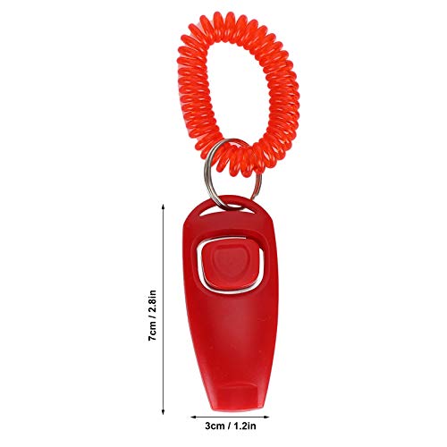 BHDD Clicker para Perros, 4 Piezas Profesionales Equipadas con Correa para la muñeca, Entrenamiento práctico de Comportamiento para Entrenamiento de Mascotas, eficaz para Perros y Gatos