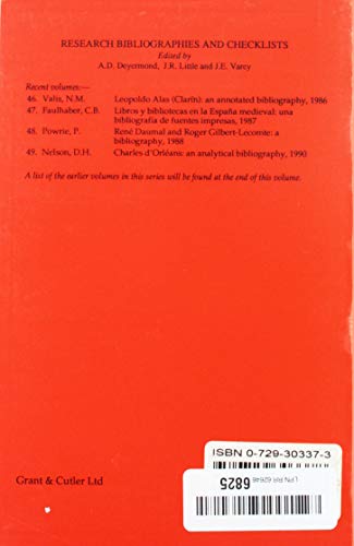 Bibliotheca cinegetica hispanica: bibliografía crítica de los libros de cetrería y montería hispano-portugueses anteriores a 1799: 50 (Research Bibliographies and Checklists, 50)