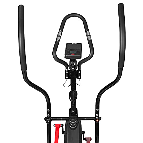 Bicicleta elíptica Spokey Lotus+ con Rueda Delantera, Entrenamiento de máxima Seguridad, Plegable, Bicicleta elíptica para casa, Entrenamiento Profesional en casa