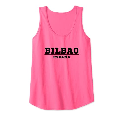 Bilbao España Vintage Bilbao Camiseta sin Mangas