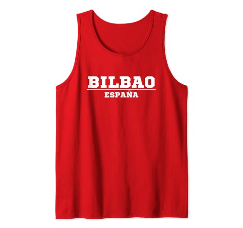 Bilbao España Vintage Bilbao Camiseta sin Mangas