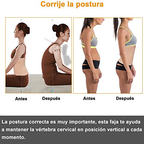 Bingrong Fitness Faja Cintura Entrenador con Cremallera Faja Corset Fajas Reductoras Mujer Fajas Deporte Mallas Neopreno Waist Trainer Abdomen Faja Lumbar Moldeadora Bustier (Beige, Medium)