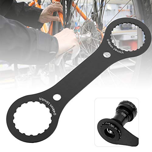 【𝐁𝐥𝐚𝐜𝐤 𝐅𝐫𝐢𝐝𝐚𝒚】 Negro Conveniente para Instalar Llave de pedalier de Bicicleta de montaña, Llave de pedalier, Herramienta de desmontaje del Juego de bielas de Bicicleta para Montar