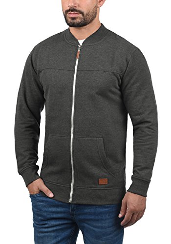 BLEND Arco Chaqueta Sudadera Jersey con Cuello Redondo, tamaño:M, Color:Charcoal (70818)