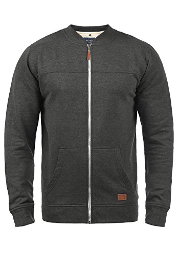 BLEND Arco Chaqueta Sudadera Jersey con Cuello Redondo, tamaño:M, Color:Charcoal (70818)