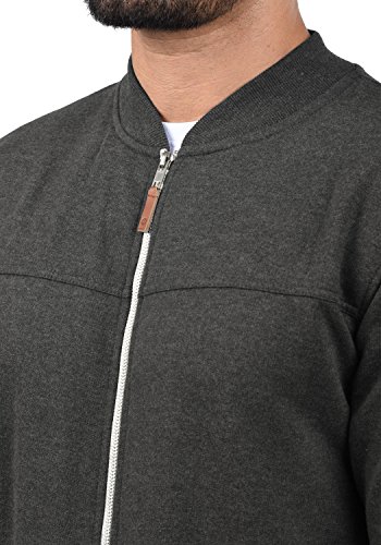 BLEND Arco Chaqueta Sudadera Jersey con Cuello Redondo, tamaño:M, Color:Charcoal (70818)