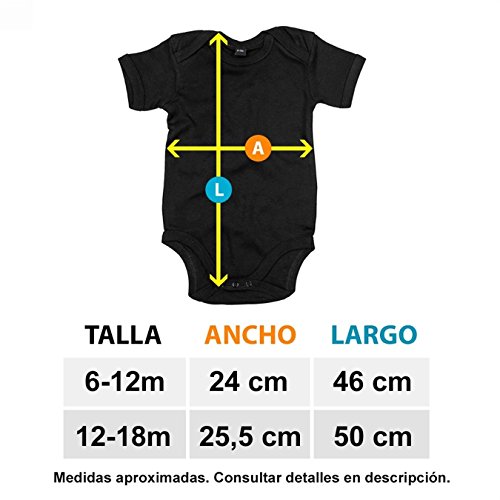 Body bebé tengo un papá Sportinguista como un papá normal pero más guay - Rojo, Talla única 12 meses