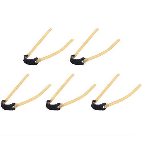 BodyArt 5PCS Tiras elásticas de Goma elástica Bungee Catapult para la Caza de tirachinas