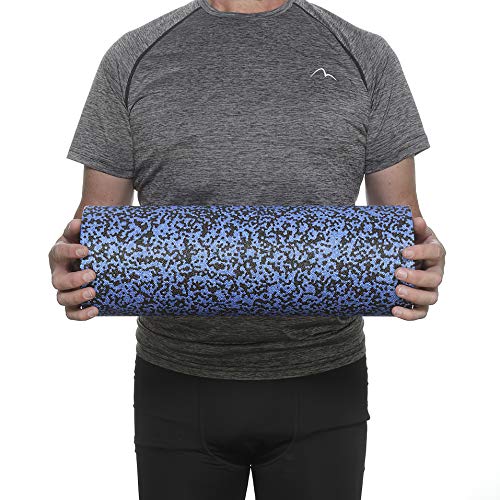 BODYMATE Rodillo Standard para tejido fascial | Dureza media | Longitud 45 cm diámetro 15 cm | Con libro electrónico gratuito | Rodillo miofascial profesional