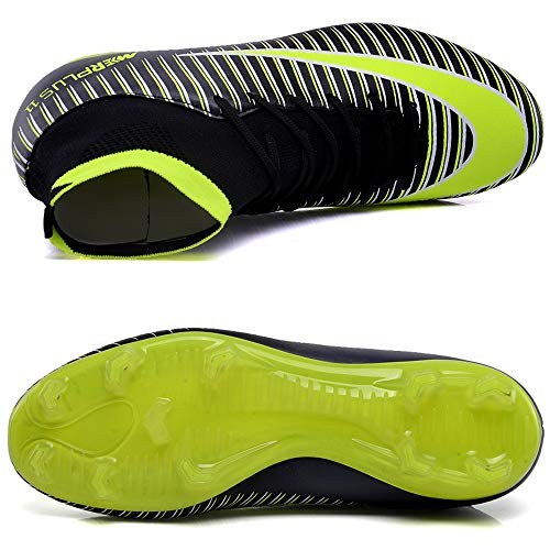 BOLOG Zapatos de Fútbol Hombre Spike Aire Libre Profesionales Atletismo Training Botas de Fútbol Ligero Tacos Futbol Zapatos de Deporte