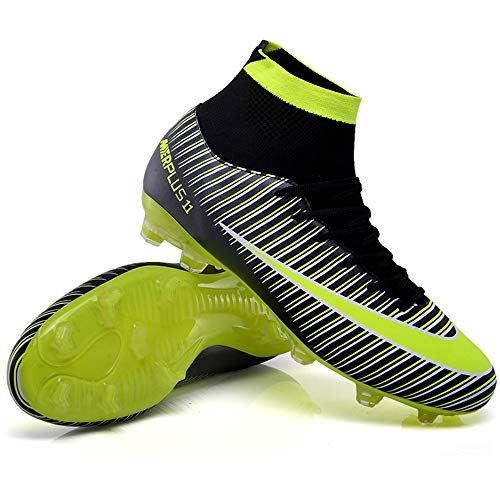 BOLOG Zapatos de Fútbol Hombre Spike Aire Libre Profesionales Atletismo Training Botas de Fútbol Ligero Tacos Futbol Zapatos de Deporte