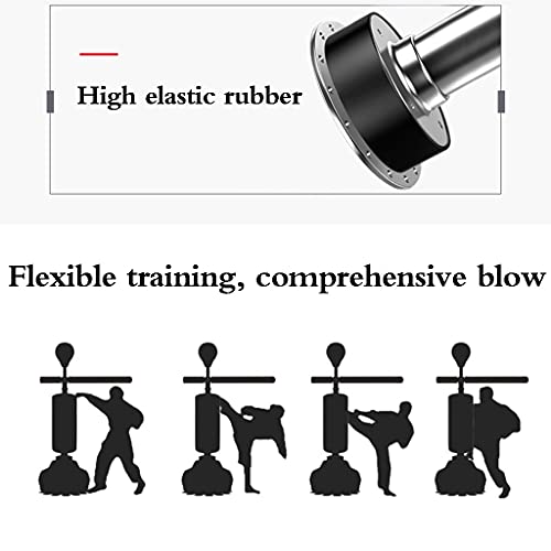 Bolsa de Arena de Boxeo Objetivo de Palo Giratorio de reacción Vertical para Adultos Dispositivo de Entrenamiento para esquivar el hogar