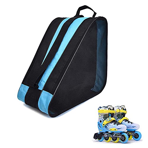 Bolsa Patines Ruedas, Patines de Patinaje Bolsa, Bolsa para Patines de Hielo, Bolsa para Patines, con Asa y Bandolera Ajustable, para Guardar Patines